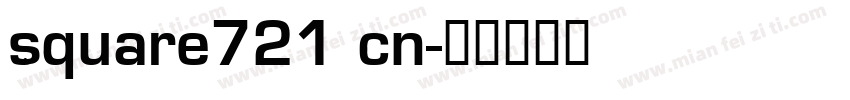 square721 cn字体转换